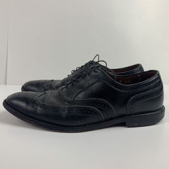 ALLEN EDMONDS McAllister 11.5  Wingtip Mens Black Oxford Leather Dress Shoe main image 7